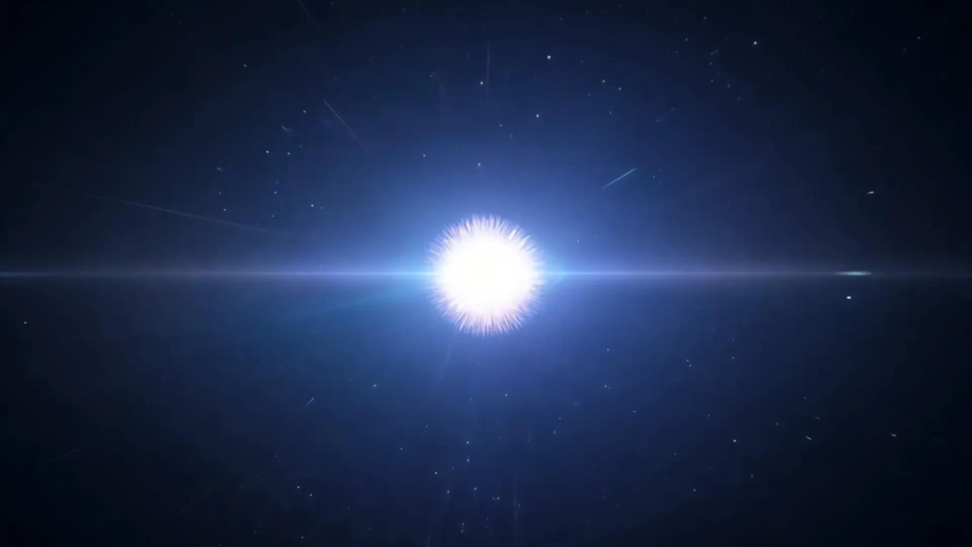 Galactic Fireworks Background for Logo Animation